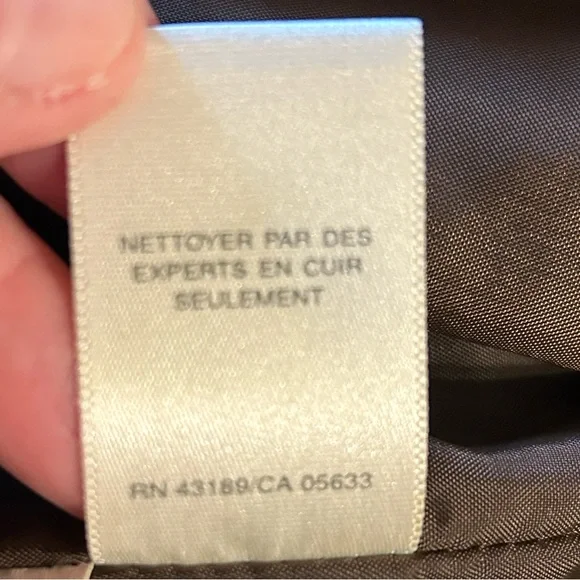 Suede Leather Chocolate Brown Blouson Full Zip Pockets Lined Jacket MP - Picture 7 of 16